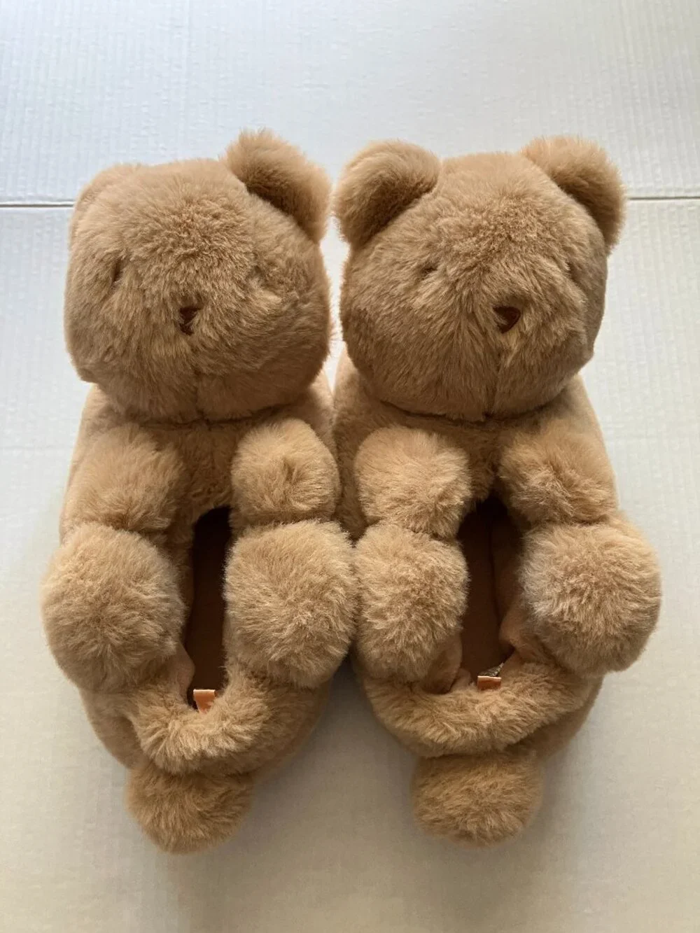 3/4 Youth GAP Holiday Brown Bear Slippers